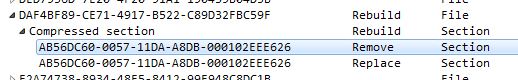 Zrzut ekranu UEFI Tool